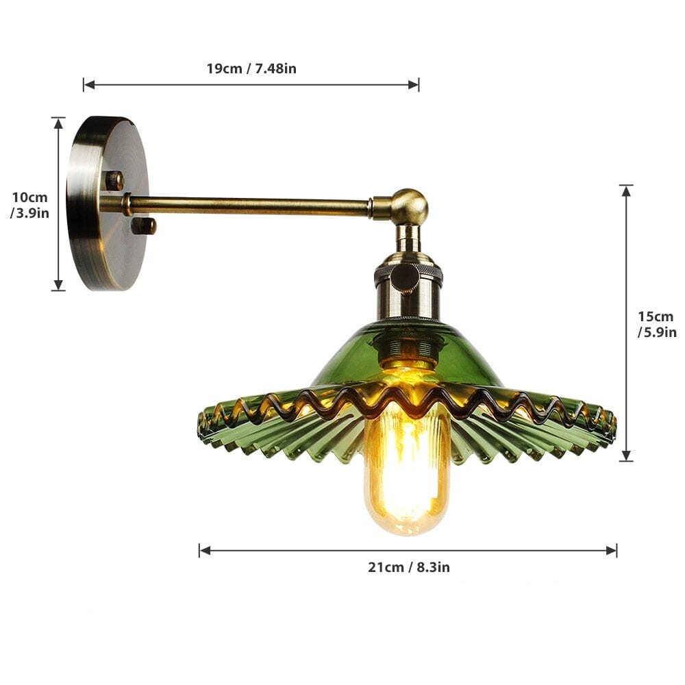 Marenzo Glass Wall Sconce