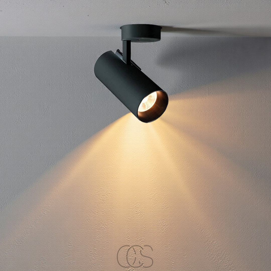 Cleroa - Spot LED de plafond simple - design élégant, lumière focalisée