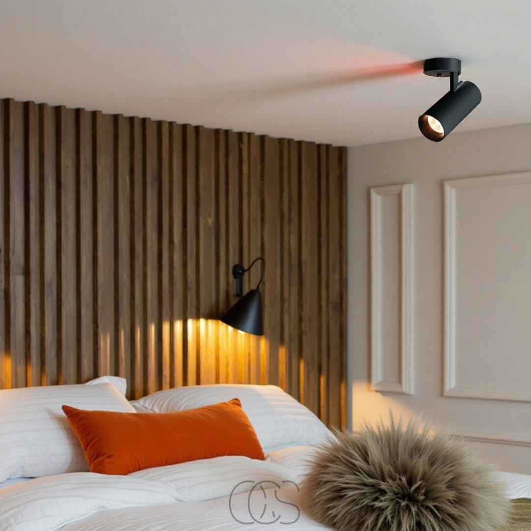 Cleroa - Spot LED de plafond simple - design élégant, lumière focalisée