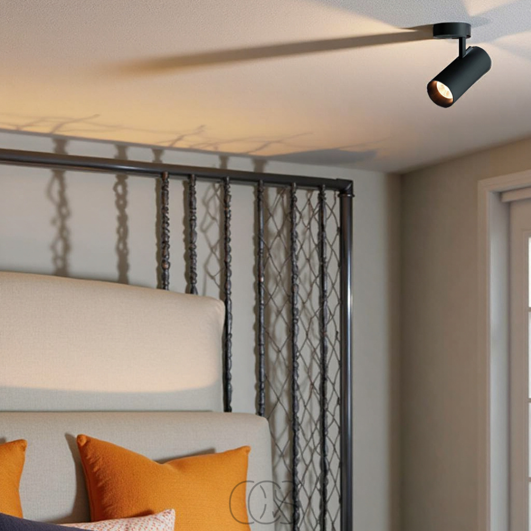 Cleroa - Spot LED de plafond simple - design élégant, lumière focalisée