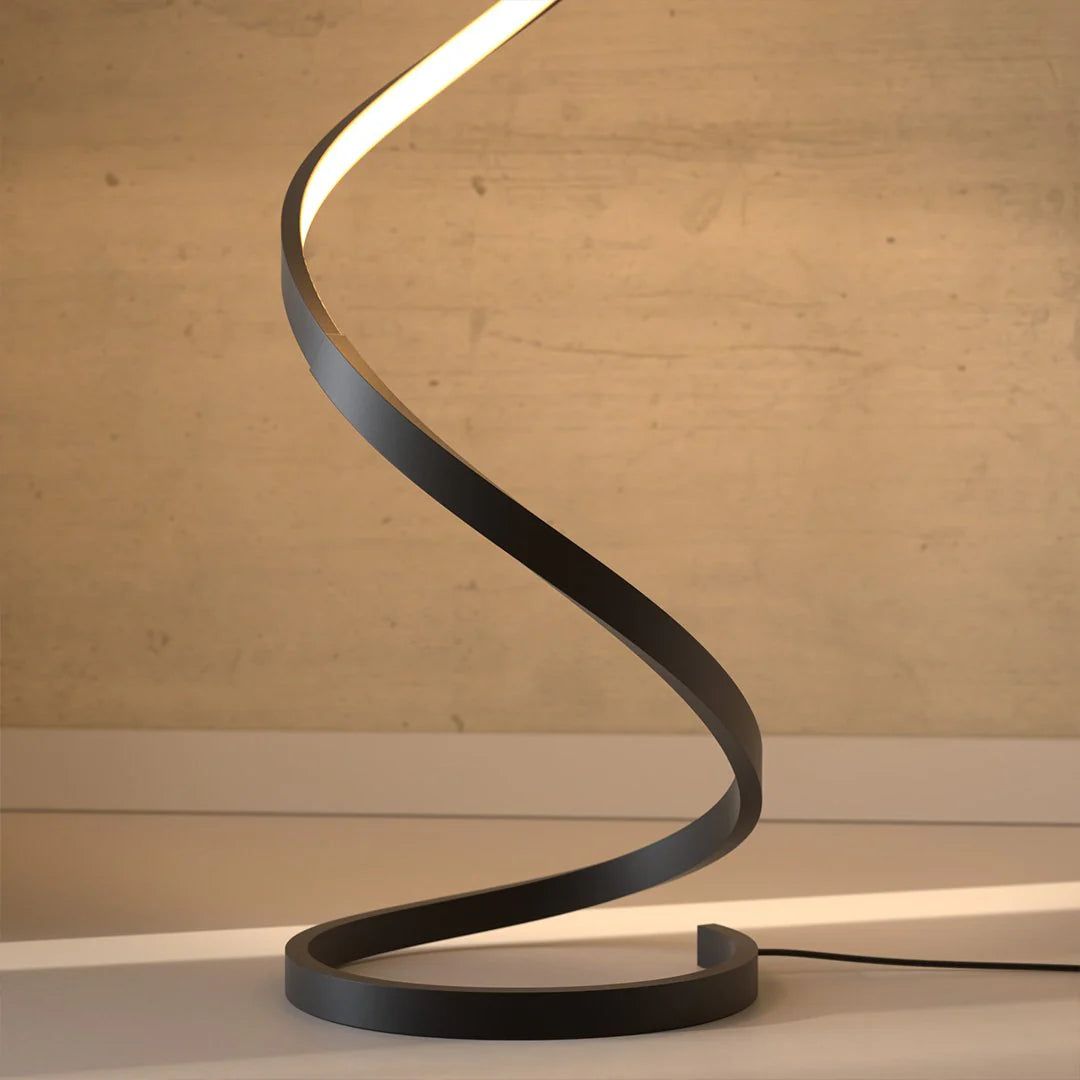 Cleroa - Lampe sur pied spirale LED dimmable
