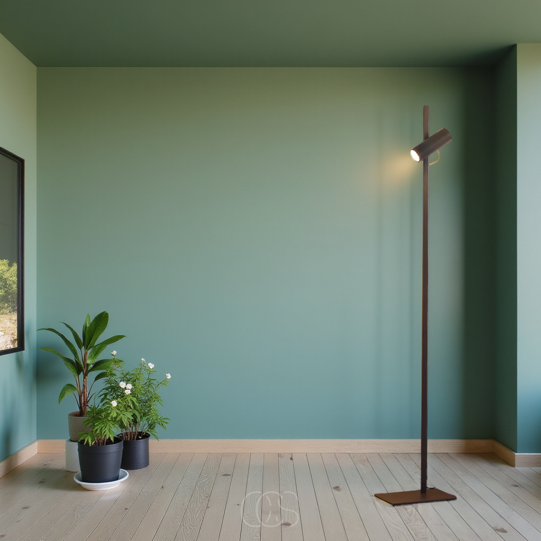 Cleroa - lampe sur pied LED avec spot - lampe de lecture