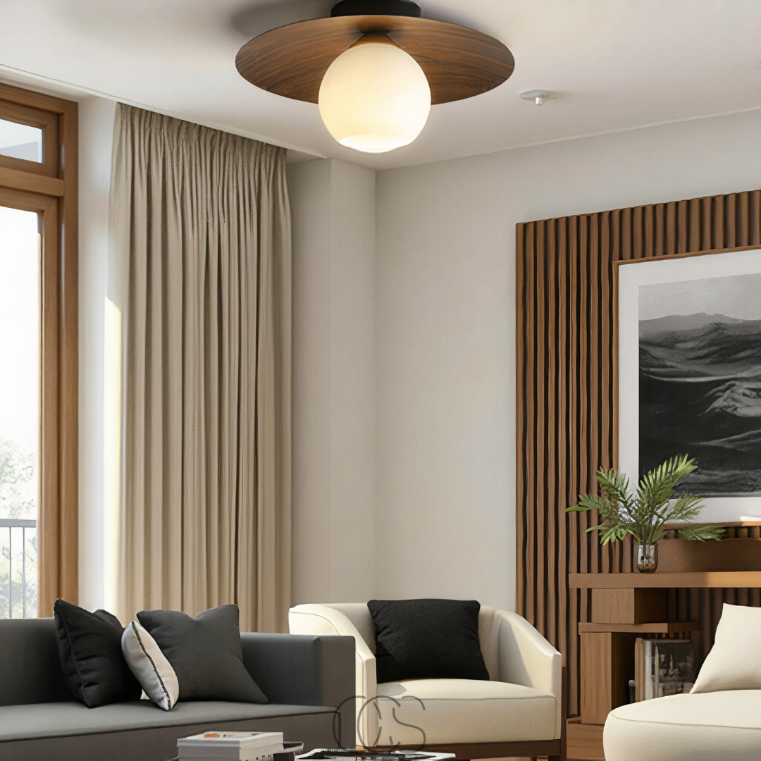 Cleroa - Loella lampe de plafond LED - tranquillité naturelle à la maison