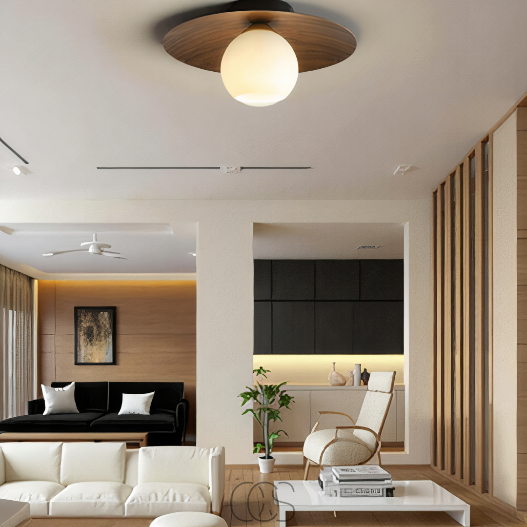 Cleroa - Loella lampe de plafond LED - tranquillité naturelle à la maison