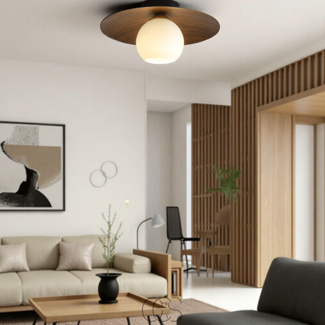 Cleroa - Loella lampe de plafond LED - tranquillité naturelle à la maison