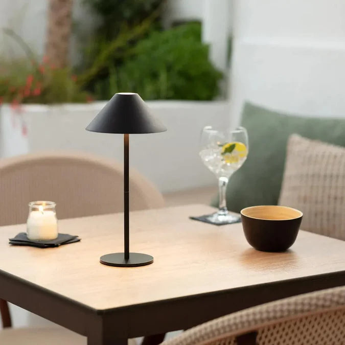 Cleroa - Lampe de table sans fil de luxe - Lanterne LED tactile dimmable