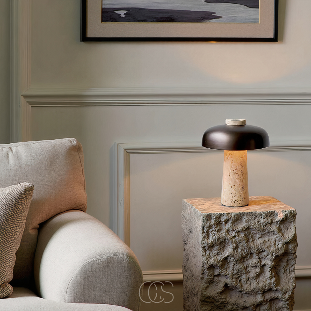 Cleroa - Modern Stone Table Lamp