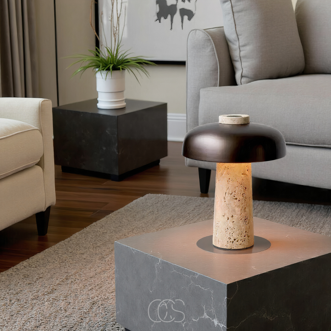 Cleroa - Modern Stone Table Lamp