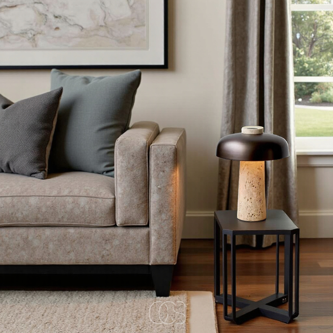 Cleroa - Modern Stone Table Lamp