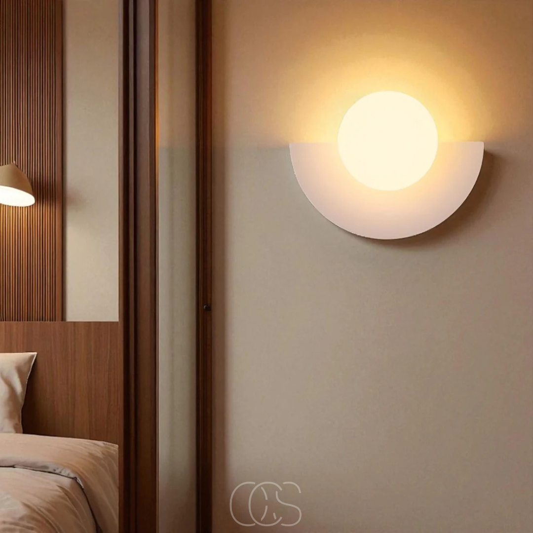 Cleroa - Nordic Half-Circular Wall Lamp – Scandinavian Design