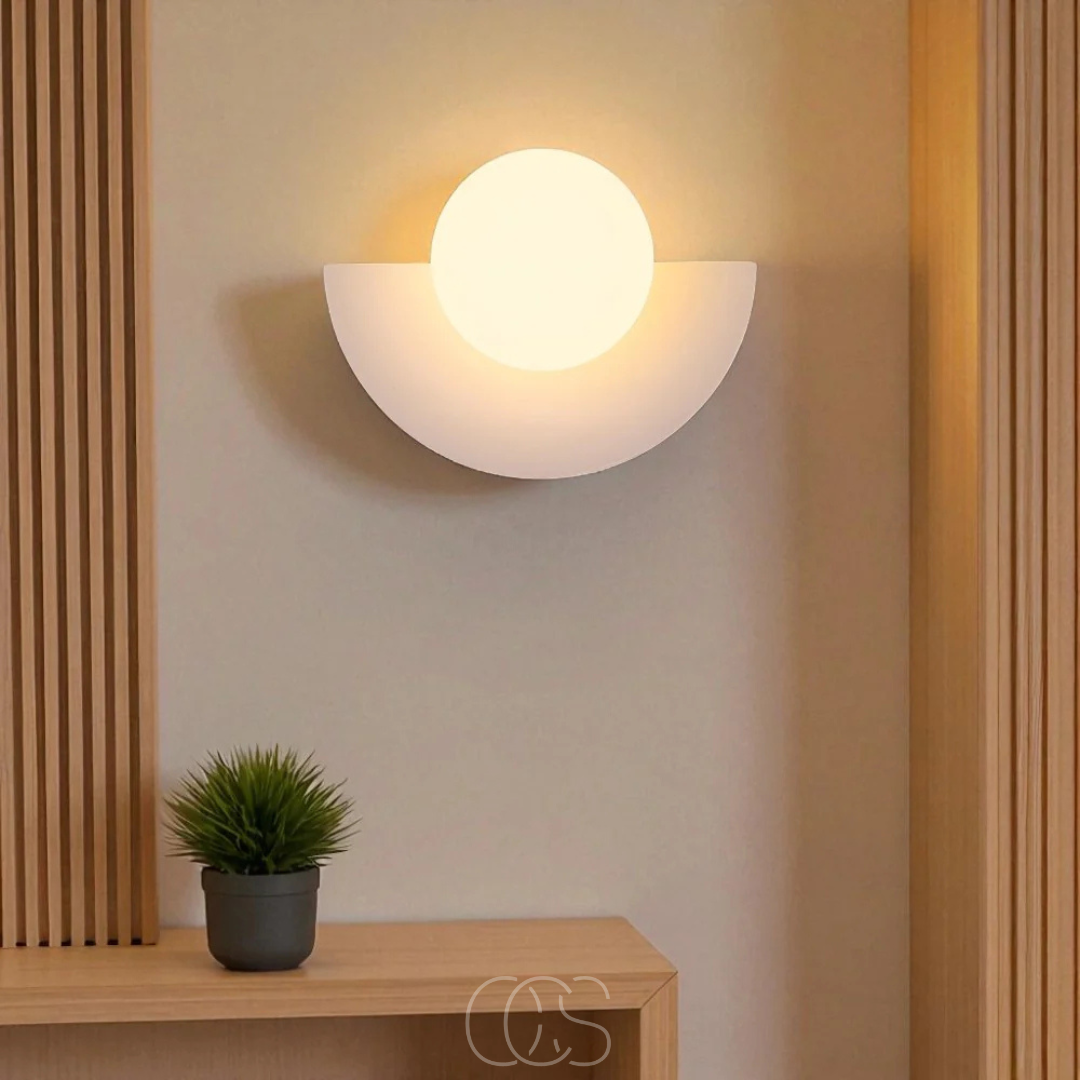 Cleroa - Nordic Half-Circular Wall Lamp – Scandinavian Design