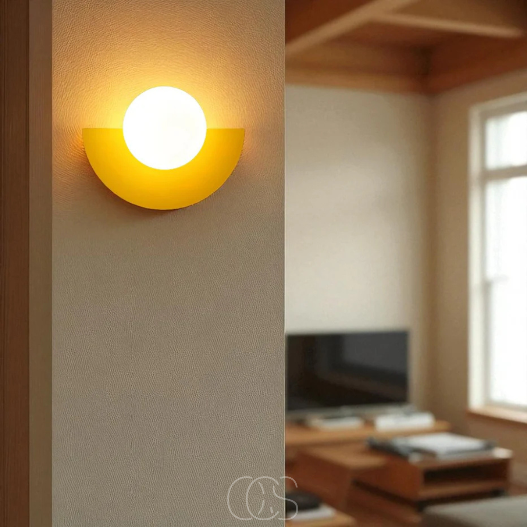 Cleroa - Nordic Half-Circular Wall Lamp – Scandinavian Design