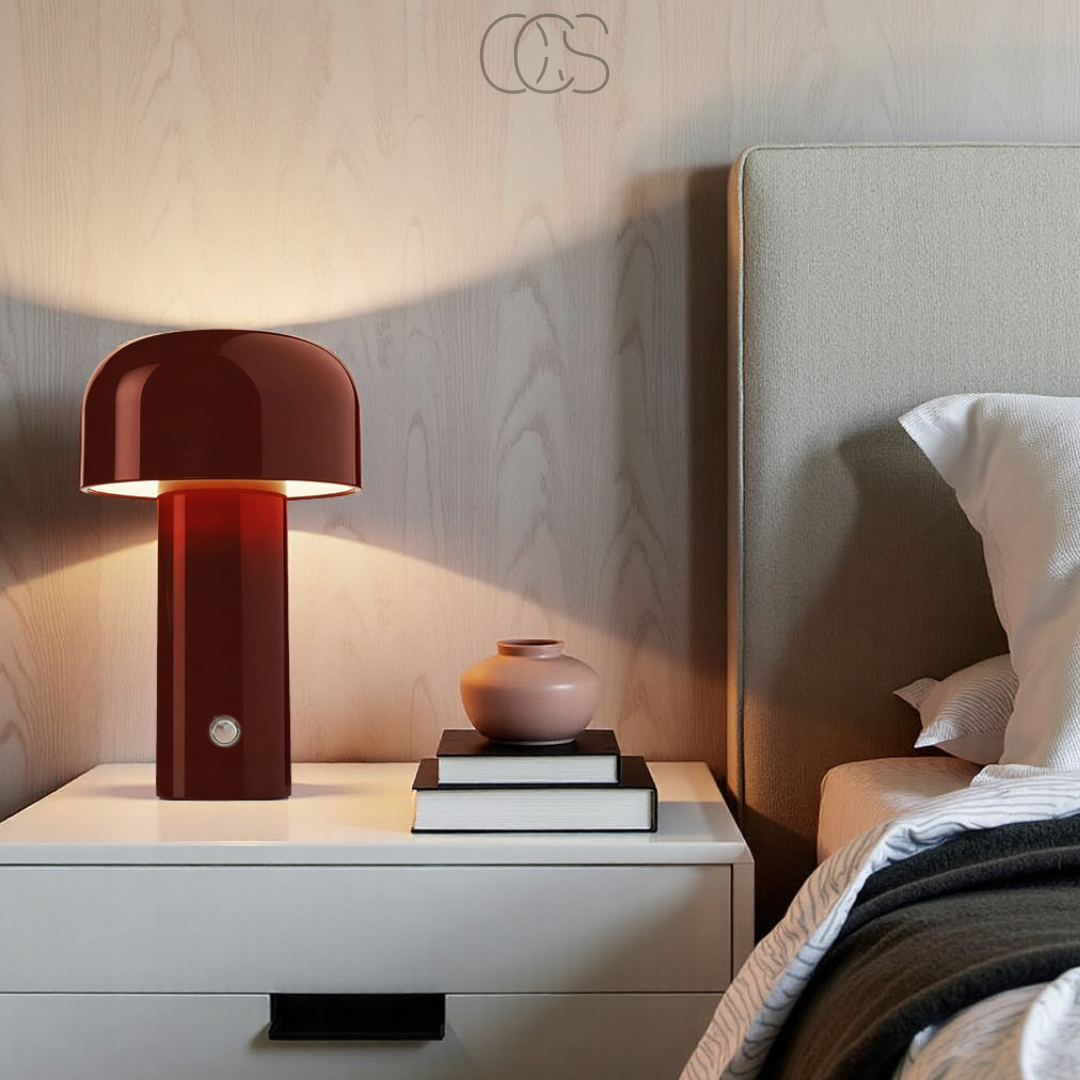Cleroa - Retro Table Lamp – wireless, dimmable & can be placed anywhere