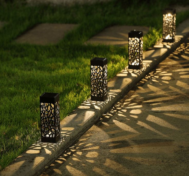 Cleroa - Solar Garden Light Pole - Wireless Solar Outdoor Lamp