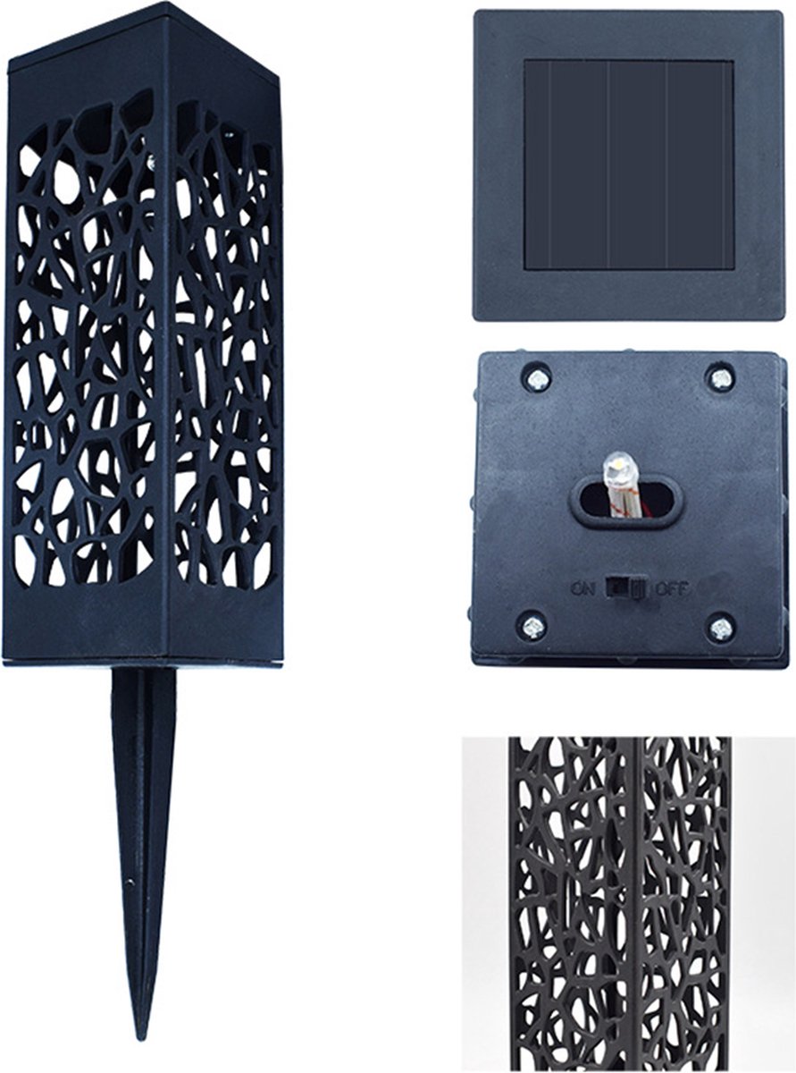 Cleroa - Solar Garden Light Pole - Wireless Solar Outdoor Lamp