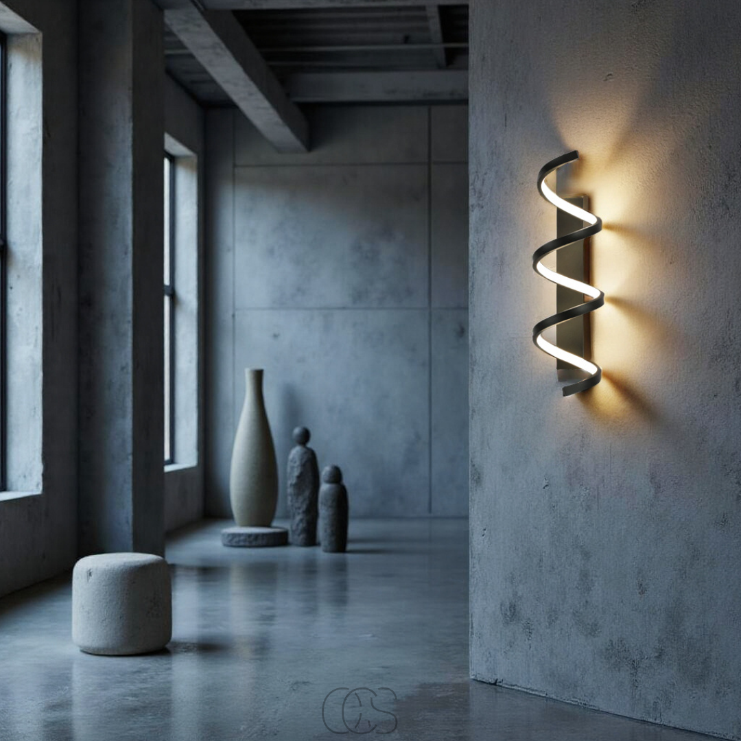 Cleroa - Spiral LED wall lamp - Dimmable