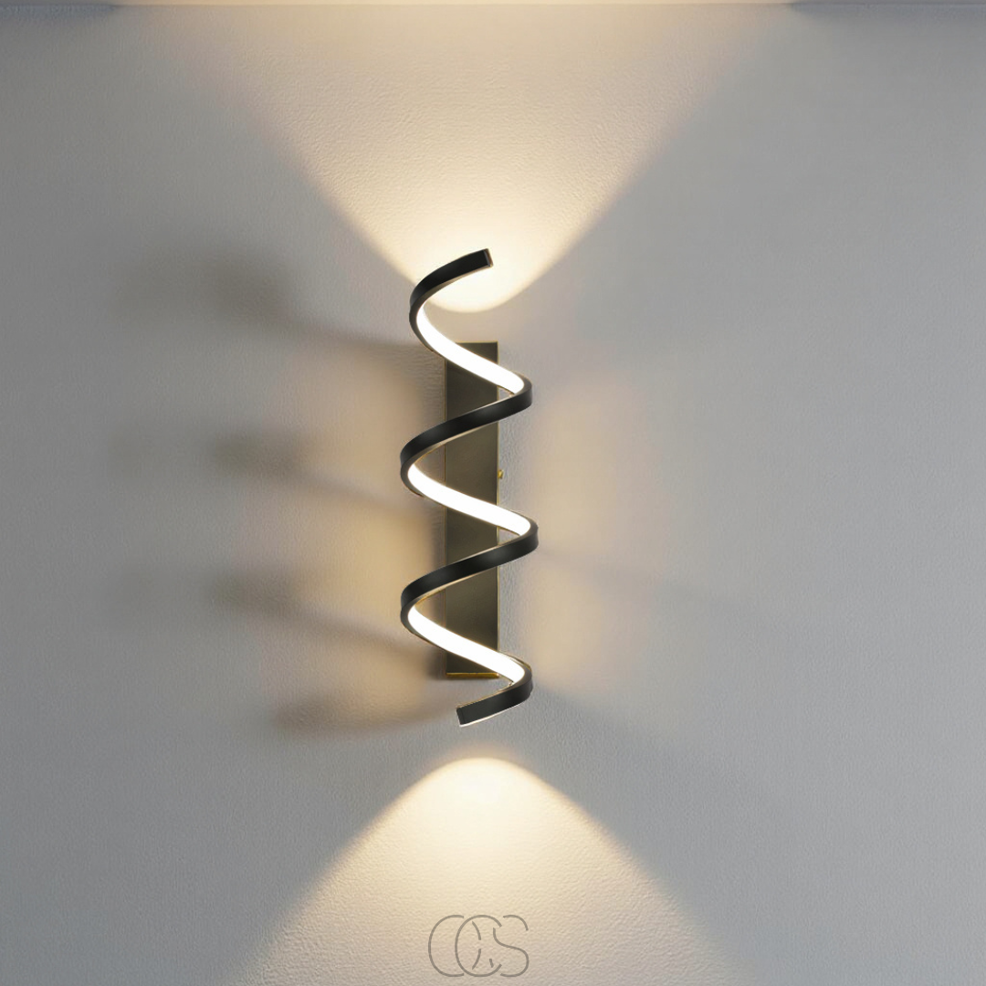 Cleroa - Spiral LED wall lamp - Dimmable