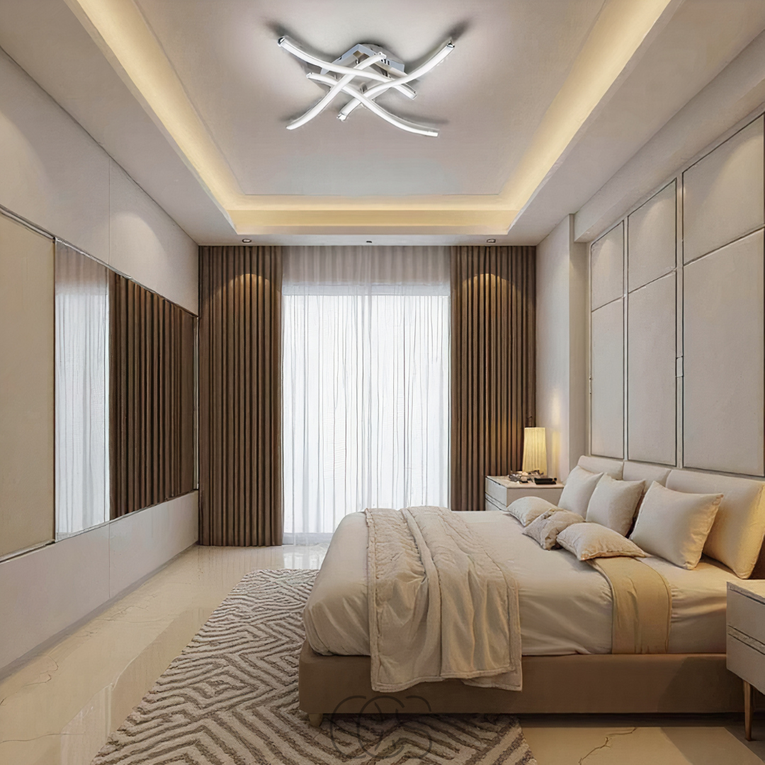 Cleroa - Square LED ceiling lamp