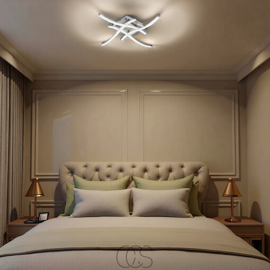 Cleroa - Square LED ceiling lamp