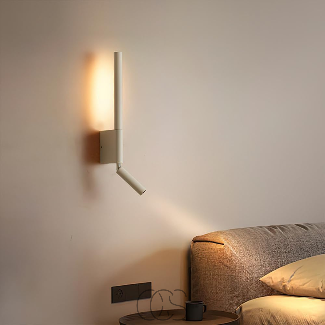 Cleroa - Stylish LED Wall Lamp with Reading Lamp
