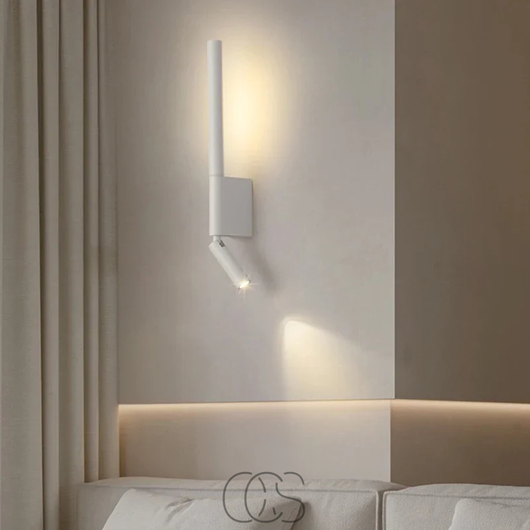 Cleroa - Stylish LED Wall Lamp with Reading Lamp