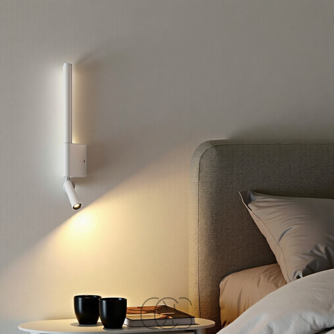 Cleroa - Stylish LED Wall Lamp with Reading Lamp