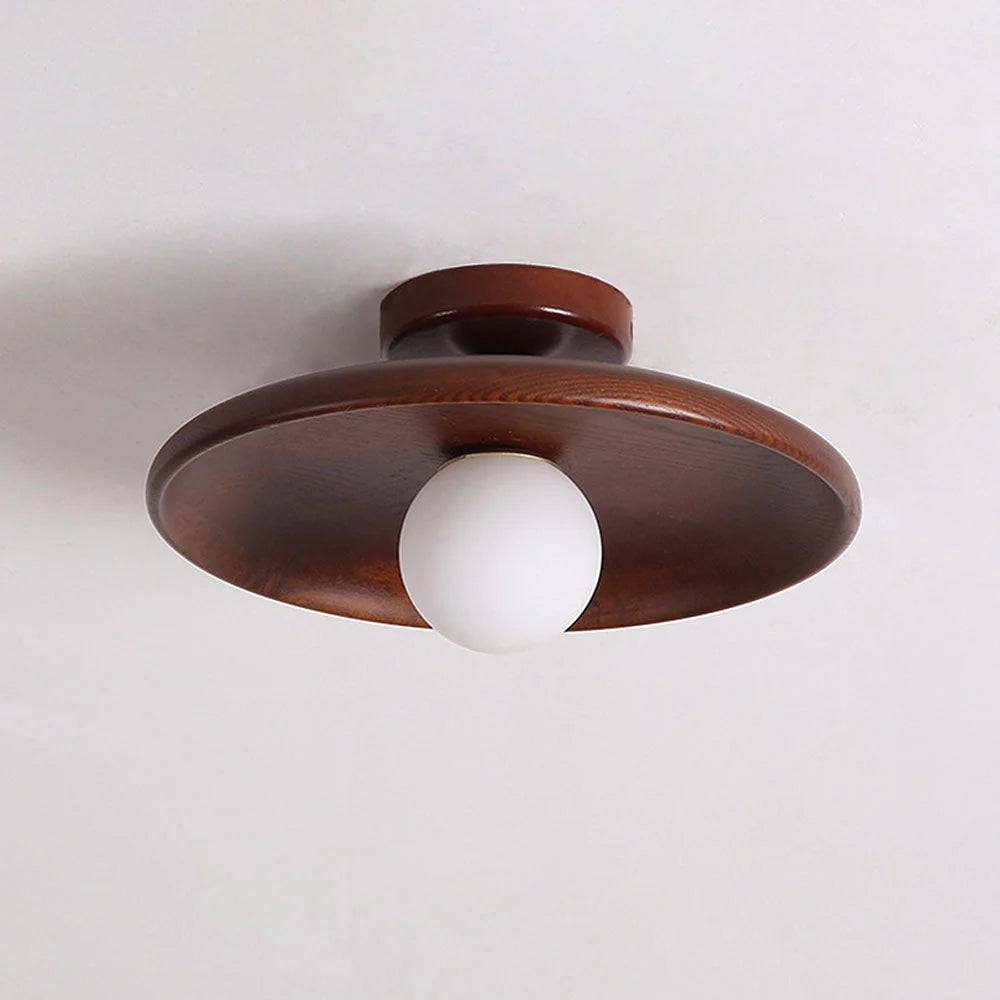 Cleroa - Walnut Ceiling Lamp - Luxury Ceiling Lamp Wood