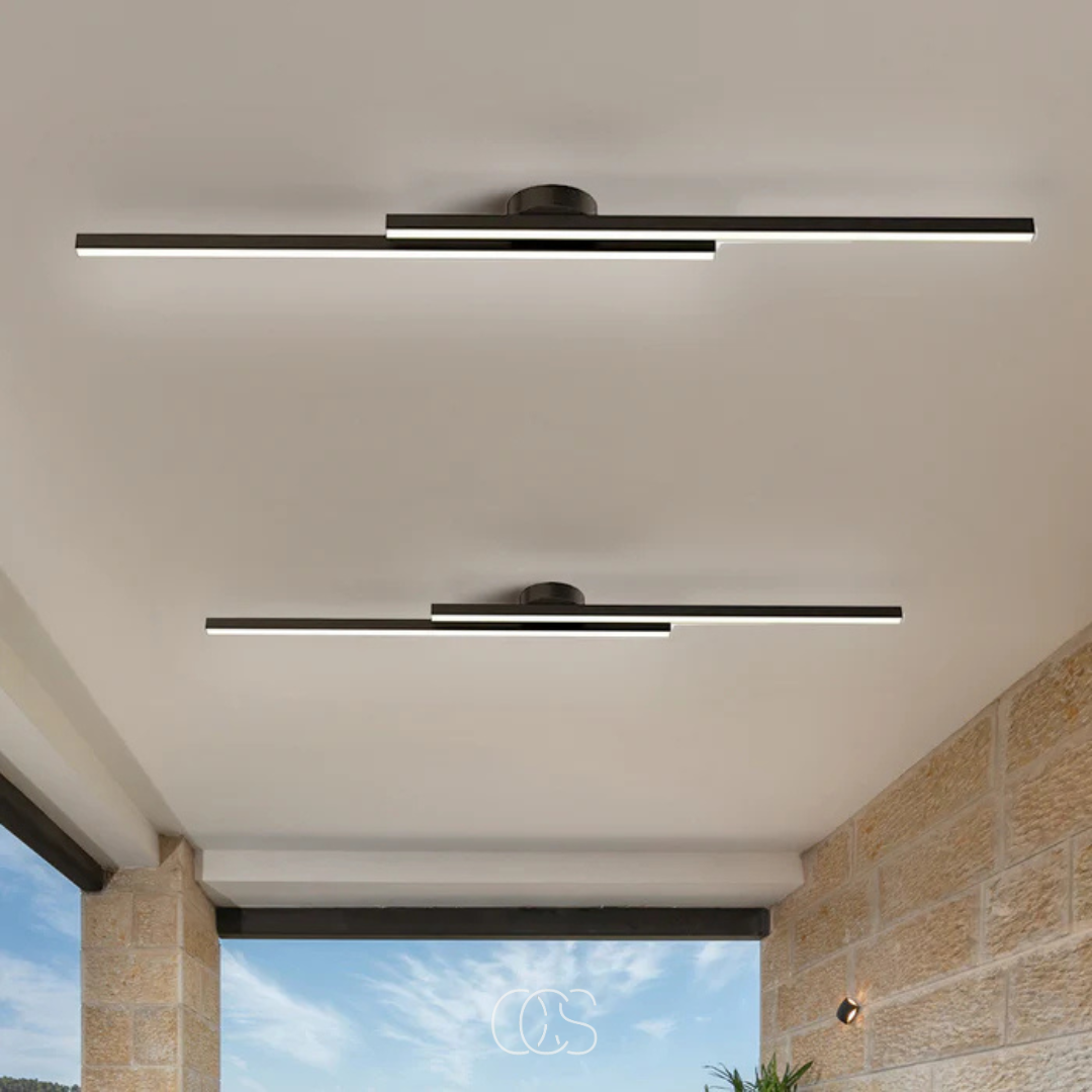 Cleroa - modern aluminum ceiling lamp - Sleek ceiling lighting