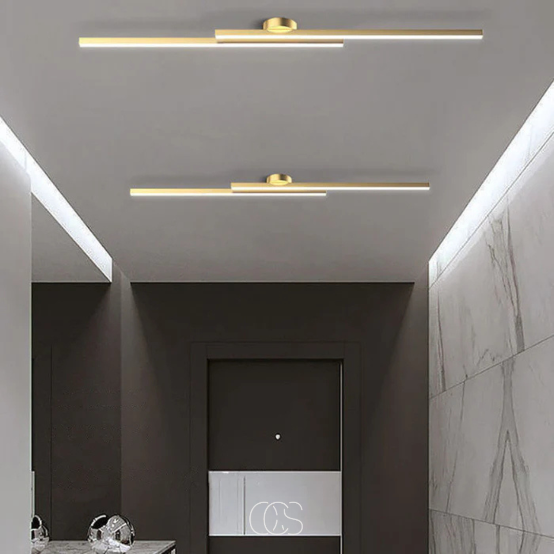 Cleroa - modern aluminum ceiling lamp - Sleek ceiling lighting