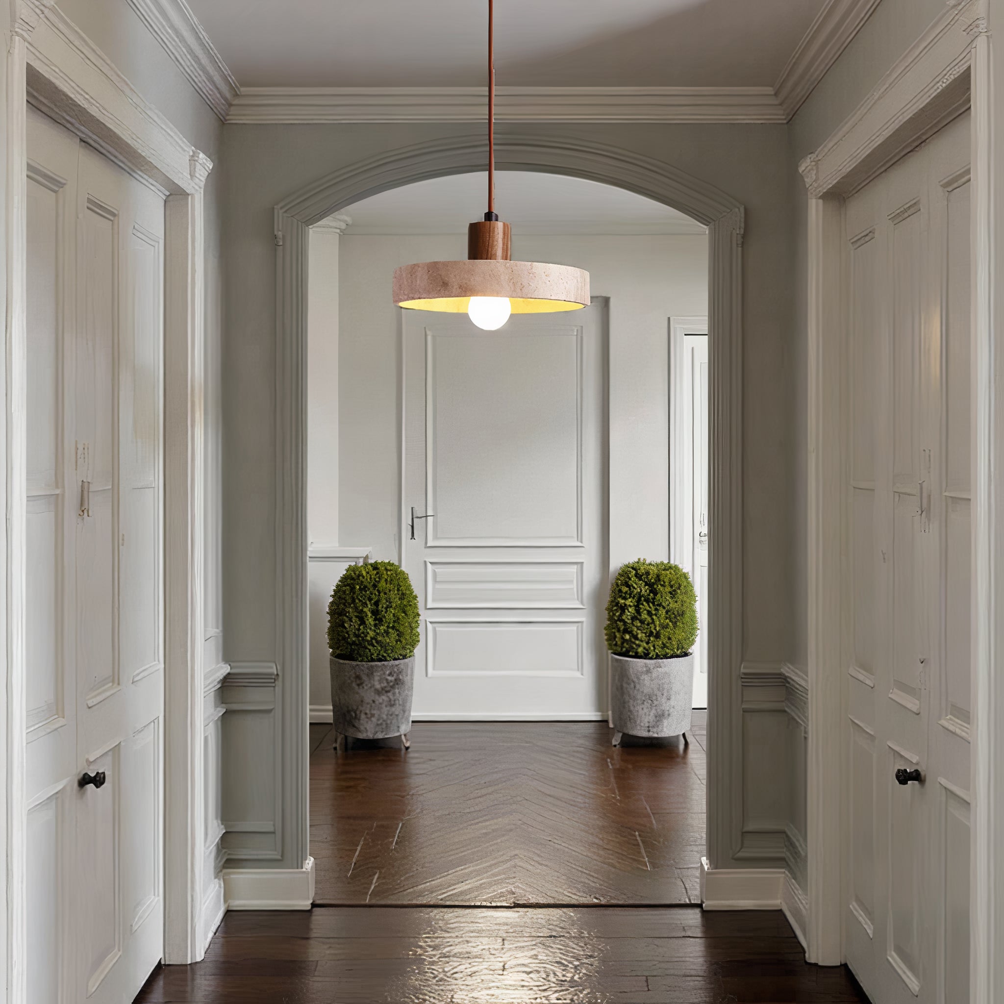Cleroa - pendant lamp in natural stone - Unique & Adjustable