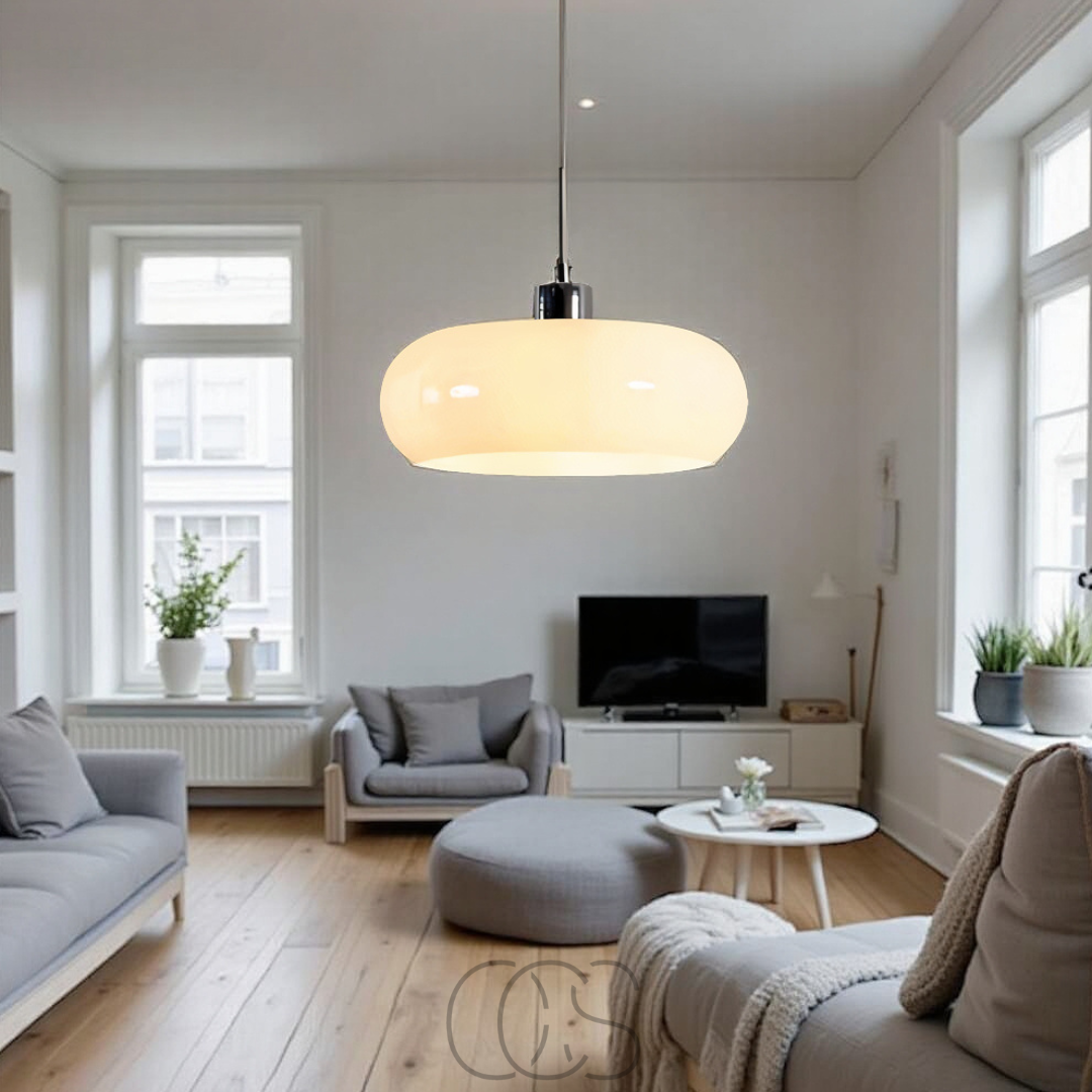 Cleroa – Nordic retro pendant lamp - mouth-blown glass & Scandinavian design