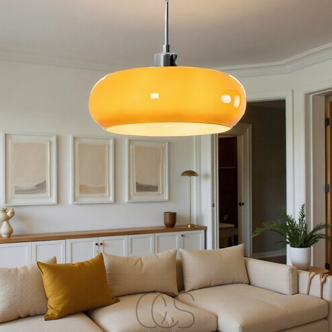 Cleroa – Nordic retro pendant lamp - mouth-blown glass & Scandinavian design