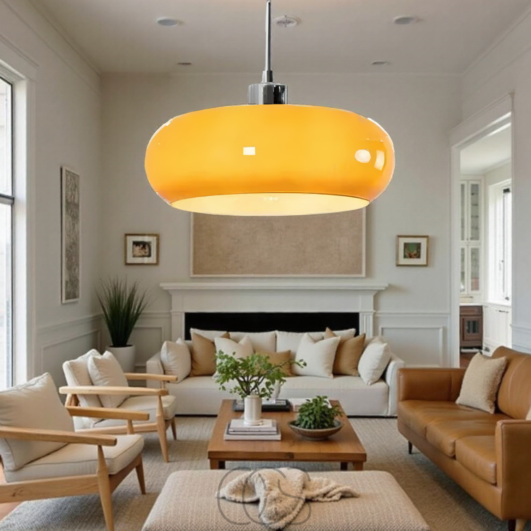 Cleroa – Nordic retro pendant lamp - mouth-blown glass & Scandinavian design