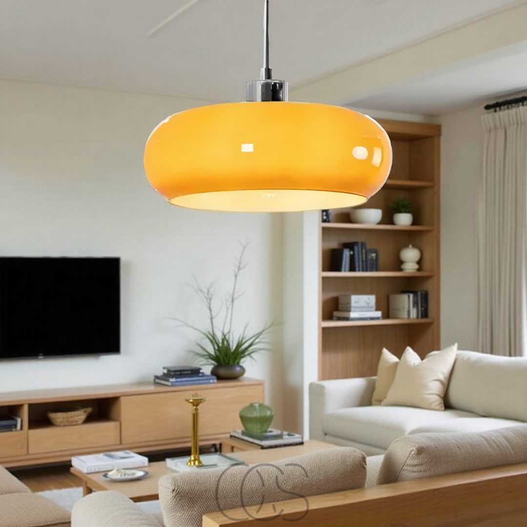 Cleroa – Nordic retro pendant lamp - mouth-blown glass & Scandinavian design