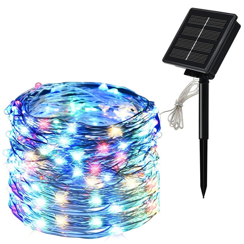 Round Solar LED Fairy Lights