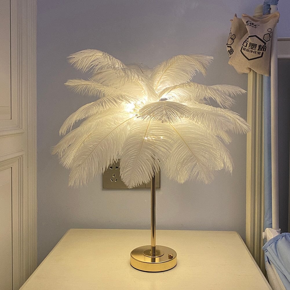Aurelle | Premium Feather LED Lamp