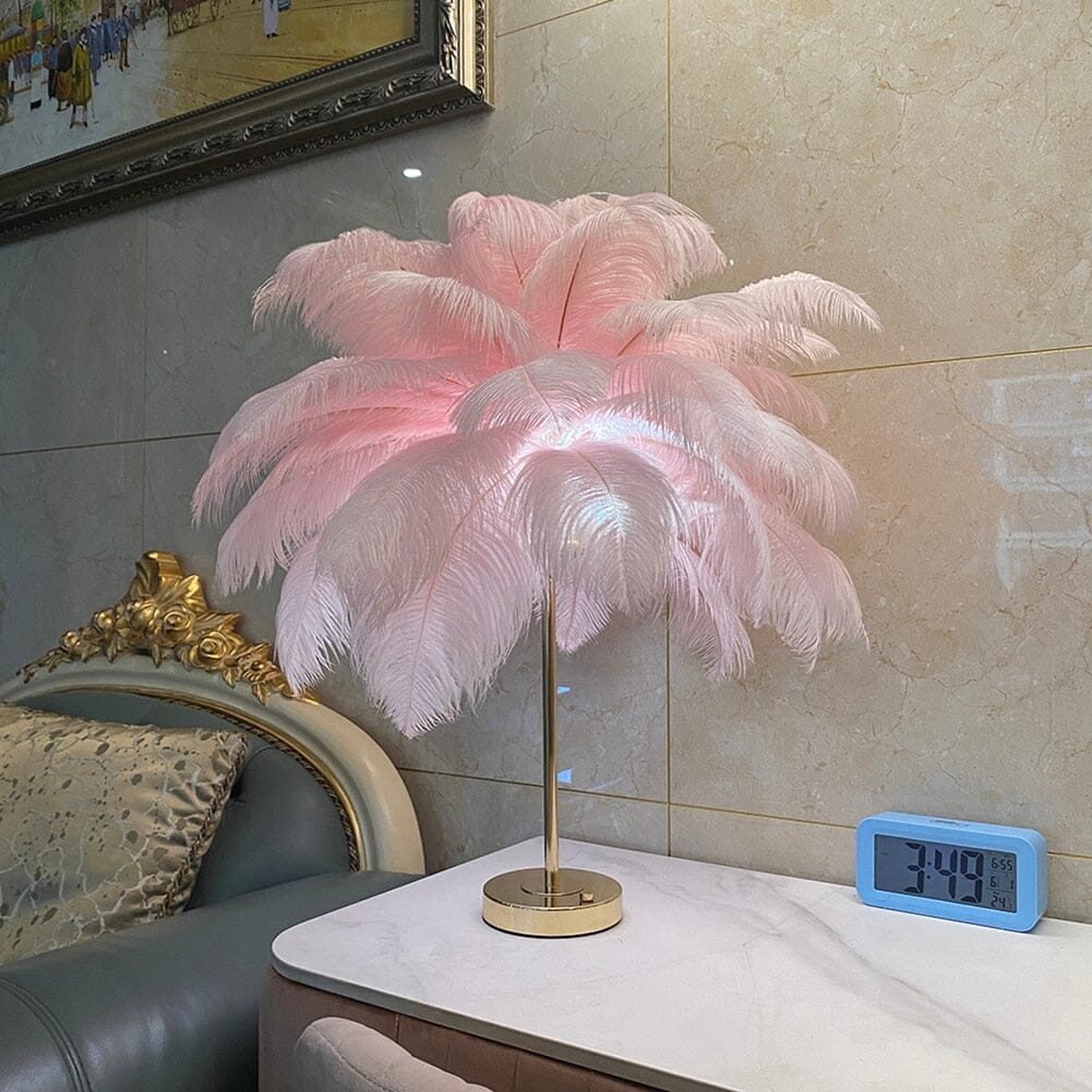 Aurelle | Premium Feather LED Lamp