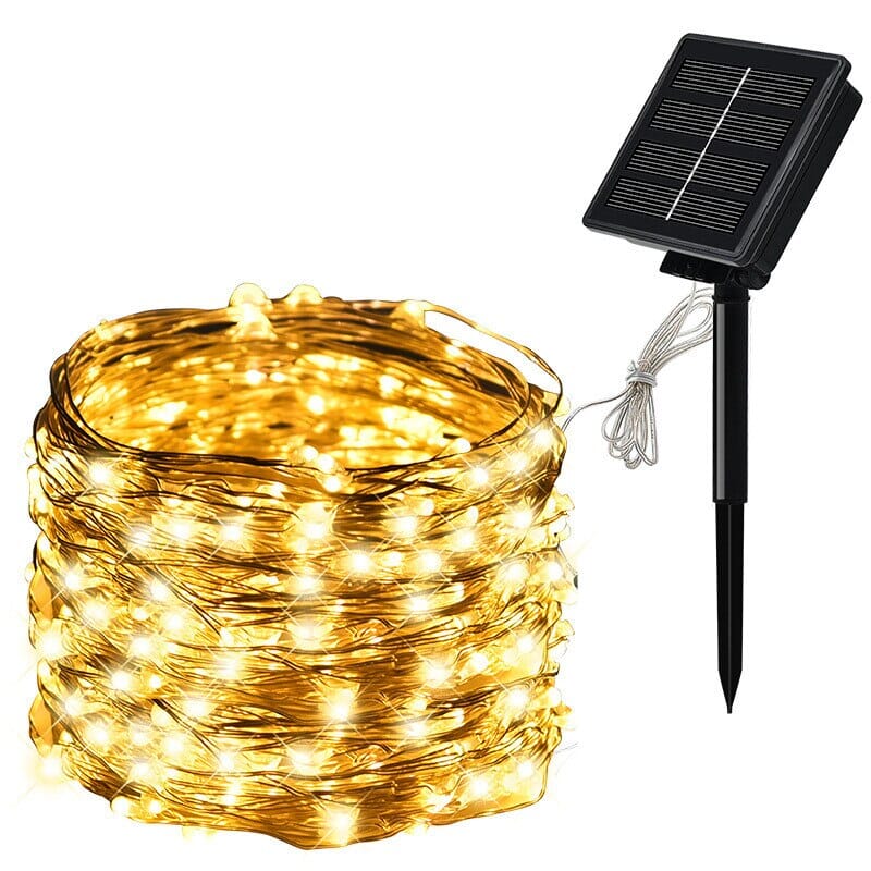 Round Solar LED Fairy Lights