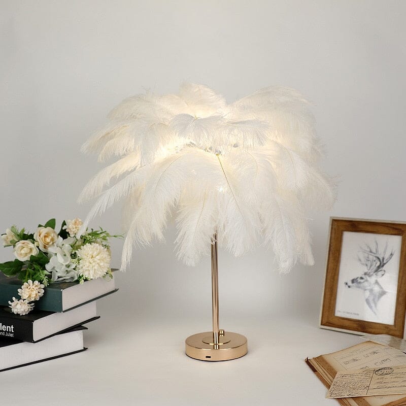 Aurelle | Premium Feather LED Lamp