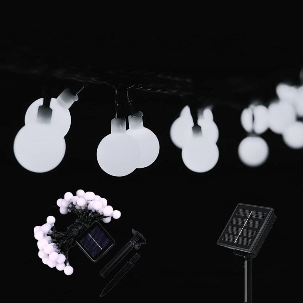 Round Solar LED Fairy Lights