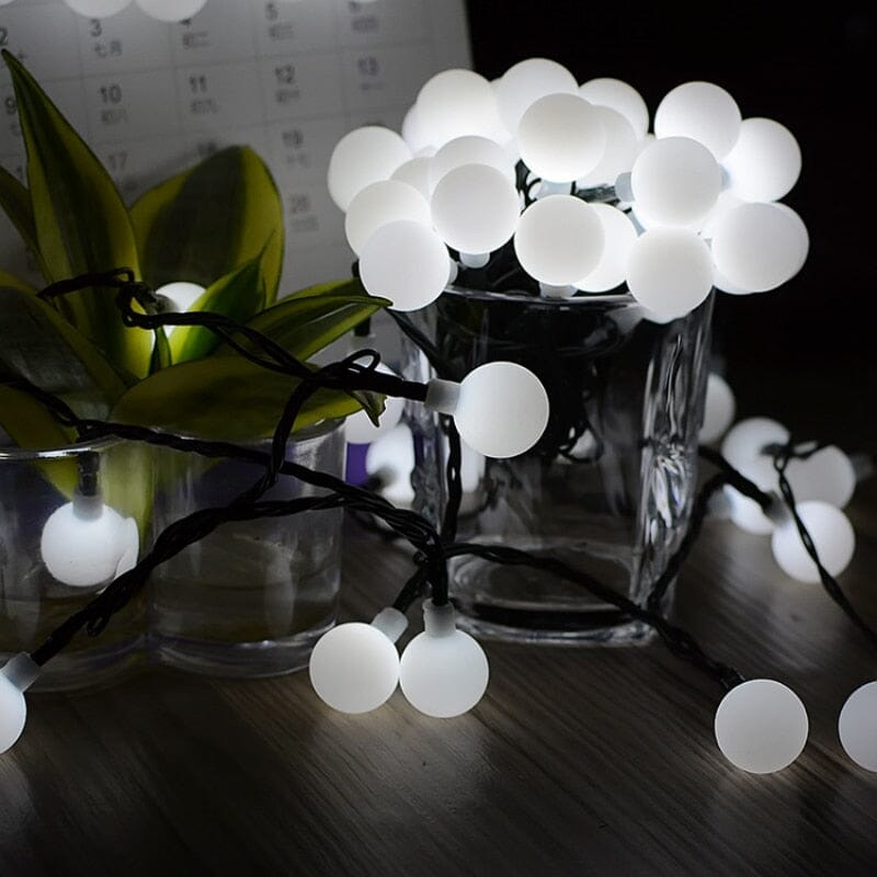 Round Solar LED Fairy Lights