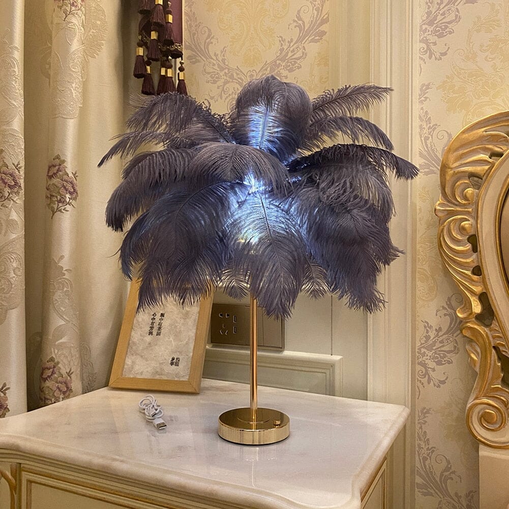 Aurelle | Premium Feather LED Lamp
