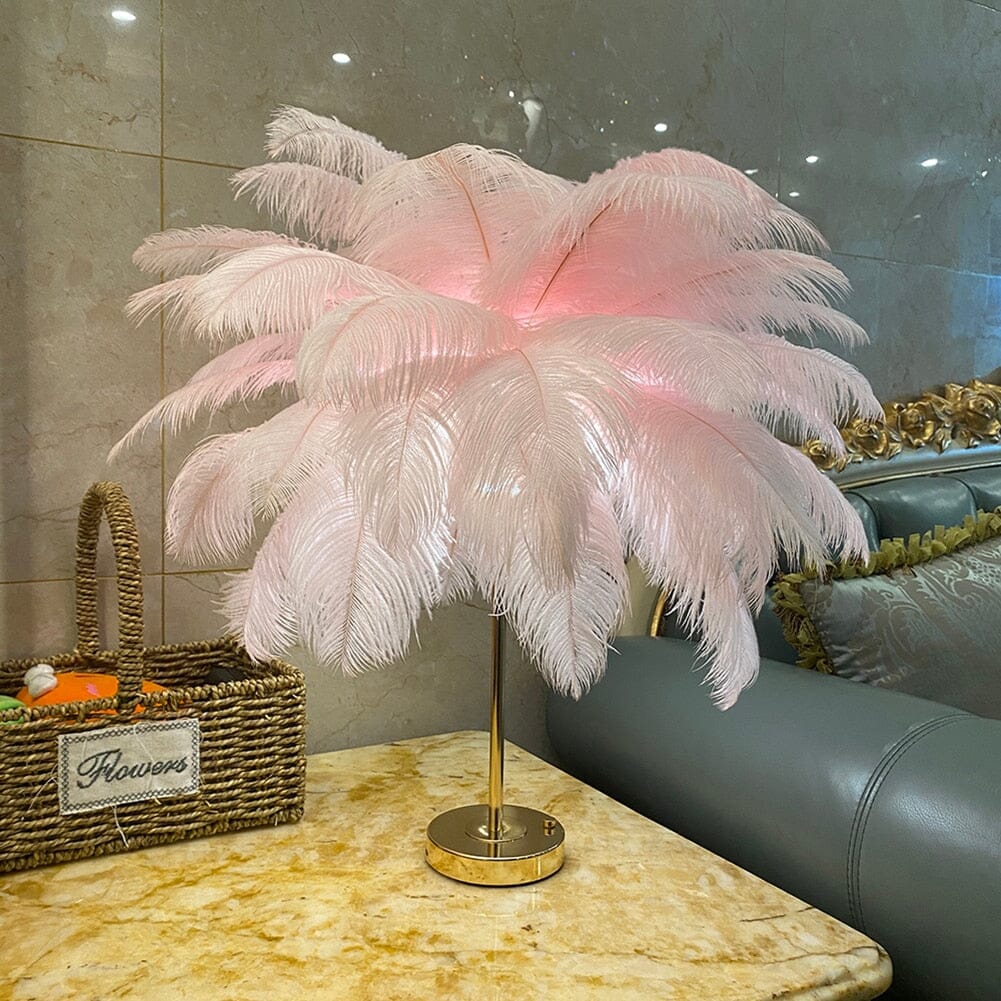 Aurelle | Premium Feather LED Lamp