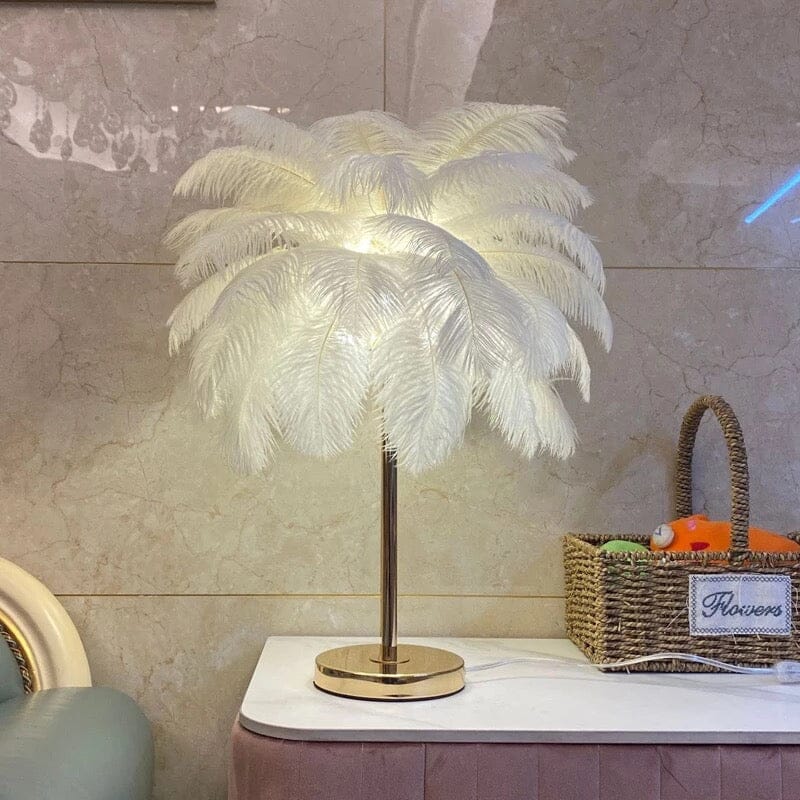 Aurelle | Premium Feather LED Lamp
