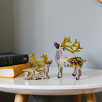 Cleroa - Abstract Deer Sculpture - Decorative Table Sculpture in Resin