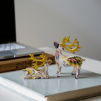 Cleroa - Abstract Deer Sculpture - Decorative Table Sculpture in Resin