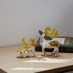 Cleroa - Abstract Deer Sculpture - Decorative Table Sculpture in Resin