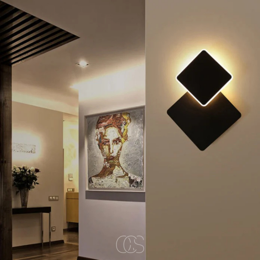 Cleroa - Double cube wall lamp