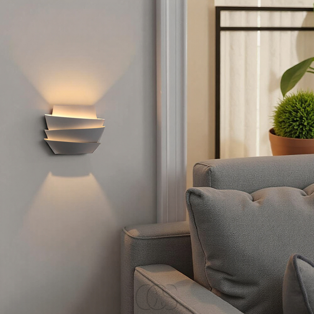 Cleroa - Lampada a doppia parete – design scandinavo e atmosfera calda