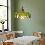 Cleroa - Glass Flower Pendant Lamp - Vintage Design
